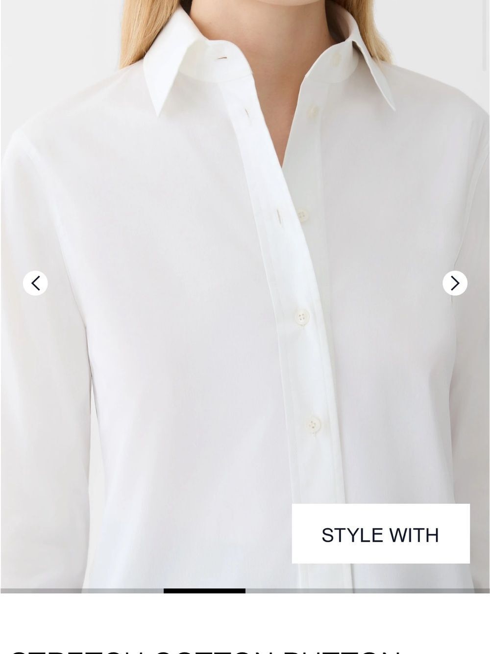 Lafayette 148 New York Crisp White Button-Down Shirt - Picture 2 of 14